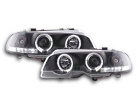 Headlight Set fits BMW 3-Series E46 Coupe / Cabrio 98-02 black Headlight Set fits BMW 3-Series E46 Coupe / Cabrio 98-02 black