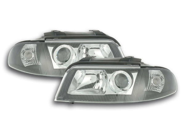 Headlights Audi A4 type B5 99-00 black