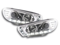 Daytime running lights headlight Daylight VW Scirocco 3 type 13 chrome Daytime running lights headlight Daylight VW Scirocco 3 type 13 chrome