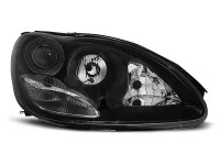 Headlights Black Fits Mercedes W220 S-klasa 09.98-05.05 Headlights Black Fits Mercedes W220 S-klasa 09.98-05.05