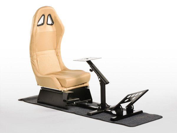 FK game seat racing simulator for racing games at PC or consoles Carbonlook gold