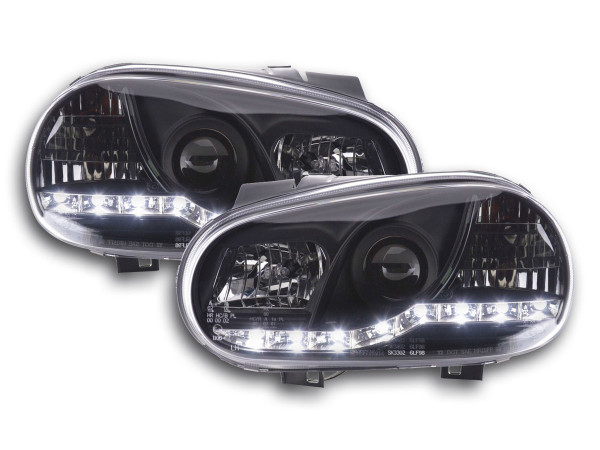 Daylight headlight VW Golf 4 type 1J Yr. 98-03 black