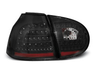 Led Tail Lights Black Fits Vw Golf 5 10.03-09 Led Tail Lights Black Fits Vw Golf 5 10.03-09