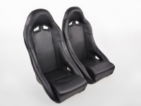 FK sport seats car full bucket seats Set Club synthetic leather black FK sport seats car full bucket seats Set Club synthetic leather black