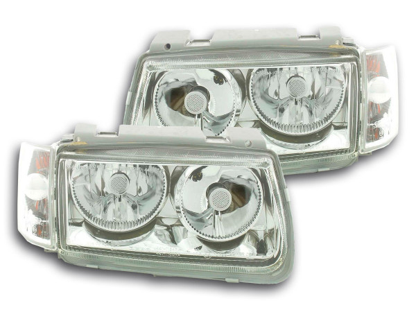 FK headlight Light Auto light Powerlook for VW Polo type 6N Yr. 94-99 chrome