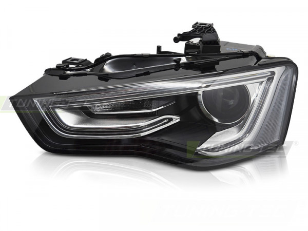 Xenon Headlight Black Left Side Tyc Fits Audi A5 12-16