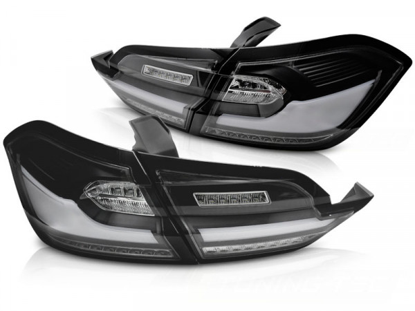 Led Tail Lights Black Fits Ford Fiesta Mk8 17-21 Hatchback