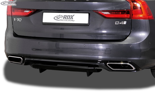 RDX Rear Diffusor U-Diff XL for VOLVO V90 / S90 R-Design (2016+)