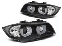 Headlights U-LED Light 3D Black fits BMW E90/E91 Headlights U-LED Light 3D Black fits BMW E90/E91
