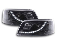 Daylight headlight VW Bus type T5 Yr. 03-09 black Daylight headlight VW Bus type T5 Yr. 03-09 black