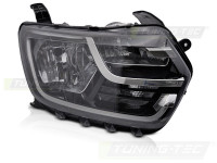 Headlight Black Right Side Tyc Fits Dacia Duster Ii 17-21 Headlight Black Right Side Tyc Fits Dacia Duster Ii 17-21