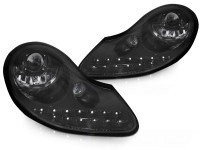 Headlights Daylight All Glossy Black Fits Porsche Boxster 96-04 /911 996 Headlights Daylight All Glossy Black Fits Porsche Boxster 96-04 /911 996