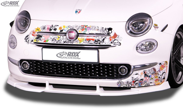 RDX Front Spoiler VARIO-X for FIAT 500 2016+ Front Lip Splitter