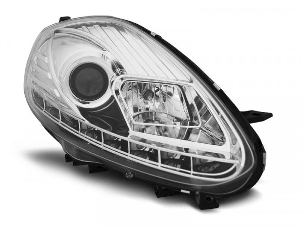 Fiat Punto Evo 10.09-12 Chrome Drl Led