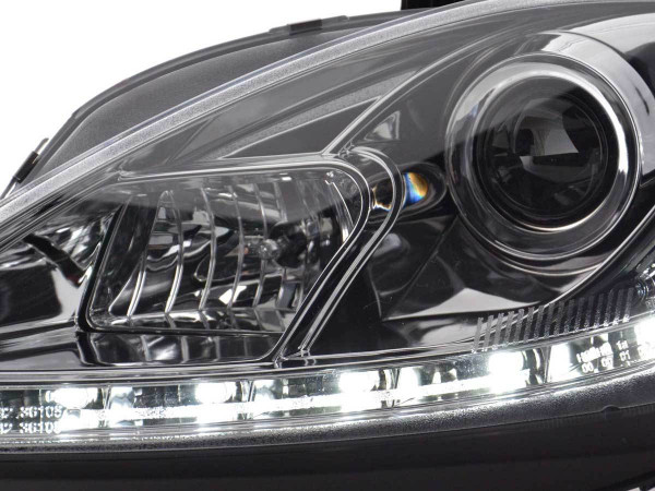 Daytime running lights headlight Daylight Seat Leon 1P Yr. 09- chrome