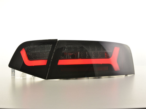 LED rear lights Lightbar Audi A6 4F saloon year 08-11 black/smoke