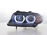 Daylight headlights LED DRL look fits BMW 3-series E90 / E91 05-08 black Daylight headlights LED DRL look fits BMW 3-series E90 / E91 05-08 black