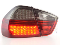 LED taillight set fits BMW 3 Series sedan E90 05-08 black/red LED taillight set fits BMW 3 Series sedan E90 05-08 black/red