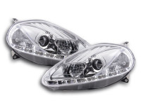 Daylight headlight Fiat Grande Punto Typ 199 Yr. 05-08 chrome Daylight headlight Fiat Grande Punto Typ 199 Yr. 05-08 chrome