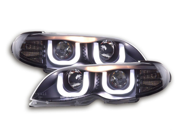 Xenon look Scheinwerfer mit CCFL Angel Eyes für BMW 3 Serie E46 