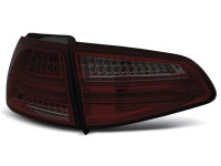 Led Bar Tail Lights Red Smoke Fits Vw Golf 7 13-17 Led Bar Tail Lights Red Smoke Fits Vw Golf 7 13-17
