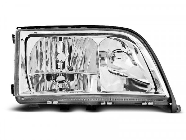 Headlights Chrome Fits Mercedes W140 S-klasa 03.91-10.98