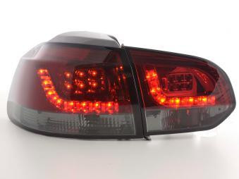 Led Taillights VW Golf 6 type 1K Yr. 2008-2012 red/black