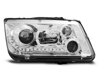 Headlights Daylight Chrome Fits Vw Bora 09.98-05.05 Headlights Daylight Chrome Fits Vw Bora 09.98-05.05