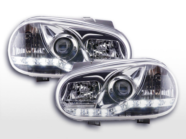 Daytime running lights headlight Daylight VW Golf 4 Yr. 97-03 chrome