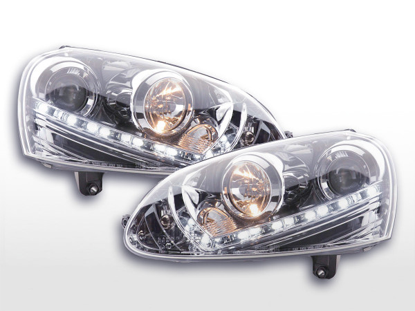 Daytime running lights headlight Daylight VW Golf 5 Yr. 03-08 chrome