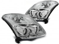 Suzuki Swift 05.05-10 Ccfl Angel Eyes Chrome Suzuki Swift 05.05-10 Ccfl Angel Eyes Chrome