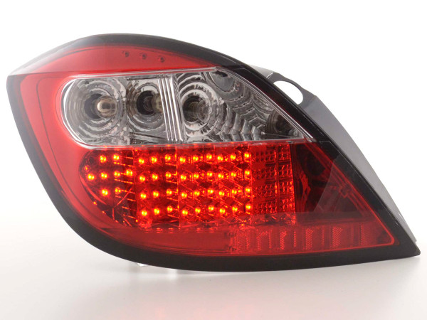 Led Taillights Opel Astra H 5-dr Yr. 04- clear/red