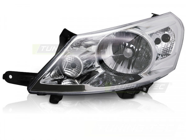 Headlight Chrome Left Side Tyc Fits Citroen Jumpy Peugeot Expert Fiat Scudo 07-16