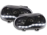DRL Daylight headlight VW Golf 4 Yr. 97-03 black DRL Daylight headlight VW Golf 4 Yr. 97-03 black