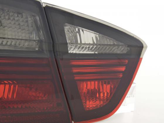 Taillights BMW serie 3 E90 saloon, red/black