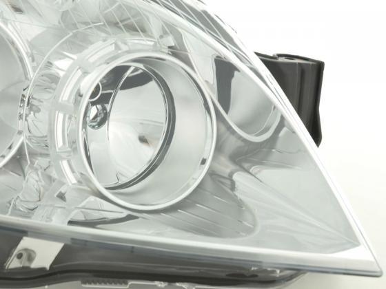 Spare parts headlight right Opel Astra H Yr. 07-09, chrome