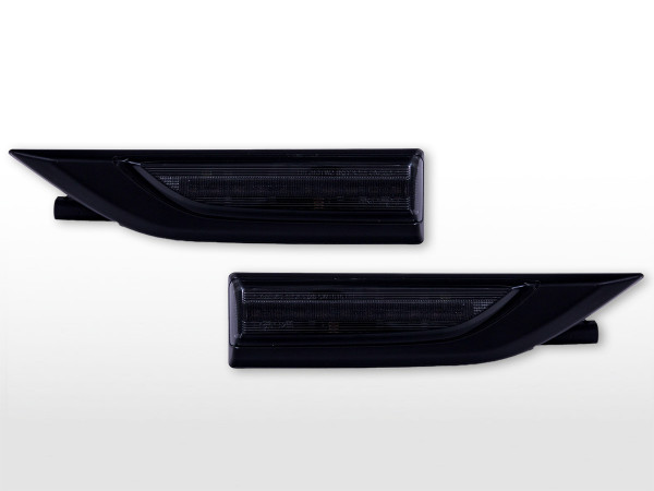 LED side indicator set VW T6 year 16 onwards black/smoke