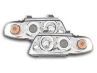 headlight Audi A4 type B5 Yr. 95-99 chrome headlight Audi A4 type B5 Yr. 95-99 chrome