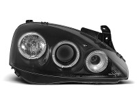 Opel Corsa C 11.00-09.06 Angel Eyes Black  Opel Corsa C 11.00-09.06 Angel Eyes Black