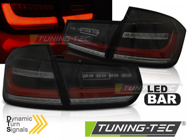 Led Bar Seq Tail Lights Black Smoke Fits Bmw F30 11-18