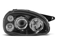 Opel Corsa B 02.93-10.00 Angel Eyes Black Opel Corsa B 02.93-10.00 Angel Eyes Black