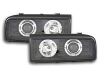 headlight VW Corrado type 53i Yr. 1987-1995 black headlight VW Corrado type 53i Yr. 1987-1995 black