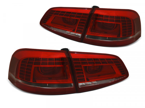 Led Tail Lights Red White Fits Vw Passat B7 Variant 10.10-10.14