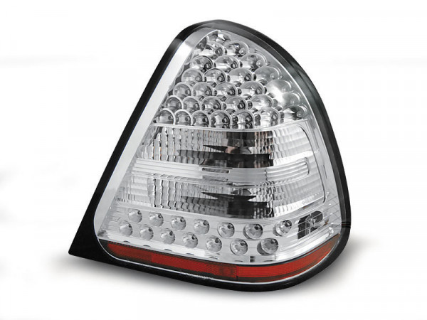 Led Tail Lights Chrome Fits Mercedes W202 C-klasa 06.93-06.00