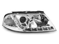 Headlights Daylight Chrome Fits Vw Passat 3bg 09.00-03.05 Headlights Daylight Chrome Fits Vw Passat 3bg 09.00-03.05