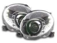 Daylight headlight Fiat 500 Yr. 07- chrome Daylight headlight Fiat 500 Yr. 07- chrome