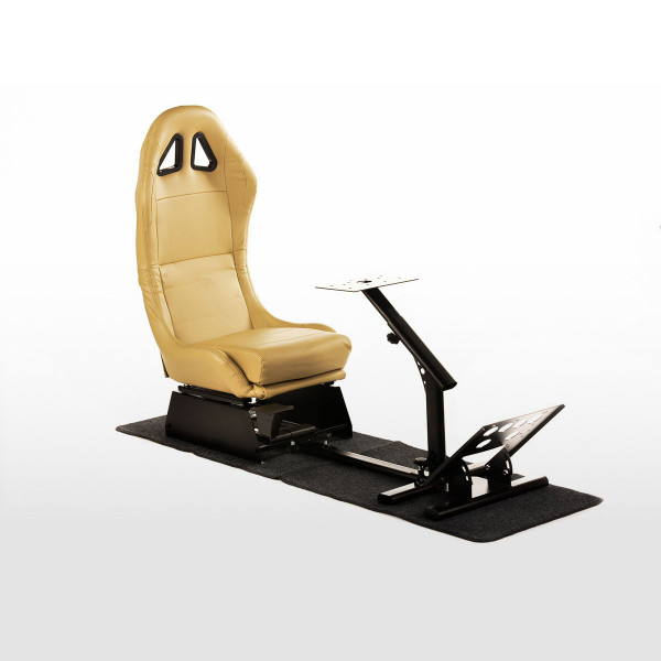 FK game seat racing simulator for racing games at PC or consoles beige