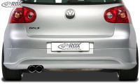 RDX Rear bumper extension for VW Golf 5 "R32 clean" with exhaust hole left RDX Rear bumper extension for VW Golf 5 "R32 clean" with exhaust hole left