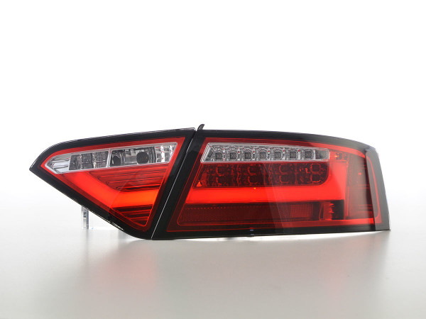 LED rear lights Lightbar Audi A5 8T Coupe/Sportback Yr. 07-11 red/clear