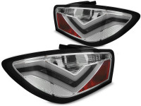 Led Bar Tail Lights Chrome Fits Seat Ibiza 6j 3d 06.08-12 Led Bar Tail Lights Chrome Fits Seat Ibiza 6j 3d 06.08-12